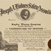 Certificates example.